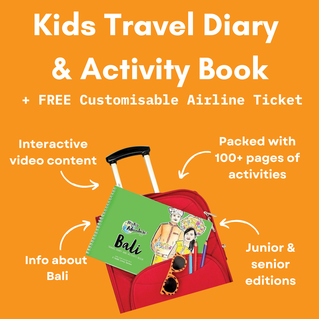 Bali Travel Diary & Activity Book for Kids